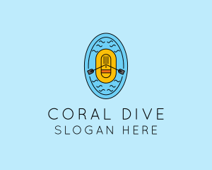 Snorkeling - Ocean Rescue Lifeboat logo design