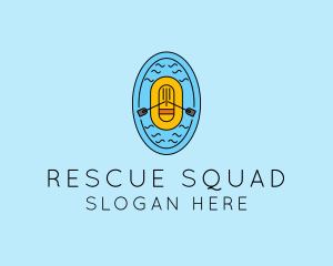 Ocean Rescue Lifeboat logo design