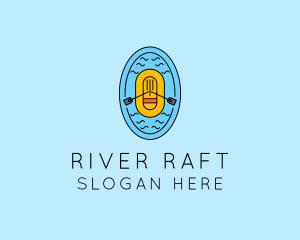 Ocean Rescue Lifeboat logo design