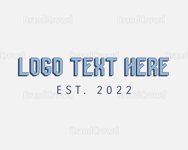 Modern Tech Wordmark Logo