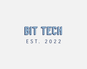 Modern Tech Wordmark logo design