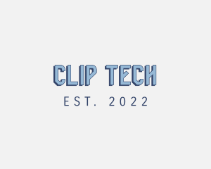 Modern Tech Wordmark logo design