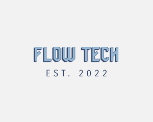 Modern Tech Wordmark logo design