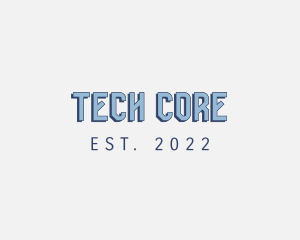 Modern Tech Wordmark logo design