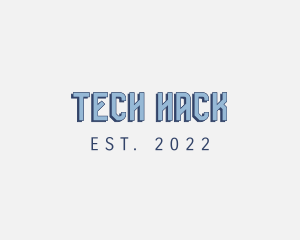 Modern Tech Wordmark logo design