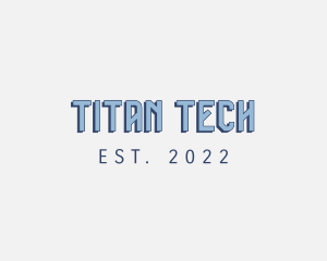 Modern Tech Wordmark logo design