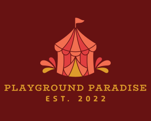 Funfair Playground Tent logo design