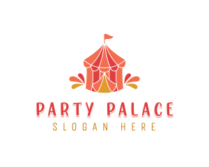 Funfair Amusement Tent logo design