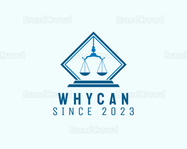 Justice Scale Legal Service Logo