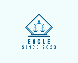 Law - Justice Scale Legal Service logo design