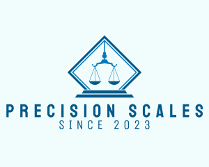 Justice Scale Legal Service logo design