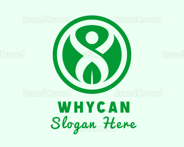 Healthy Vegetarian Lifestyle Logo