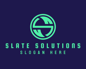 Eco Startup Letter S  logo design