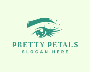 Beautiful Eye Lashes Makeup logo design