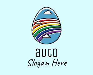 Rainbow Sky Egg Logo