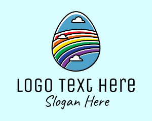 Rainbow Sky Egg Logo