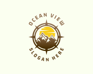 Mountain Peak Compass Logo