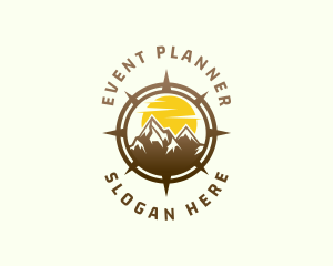 Mountain Peak Compass Logo