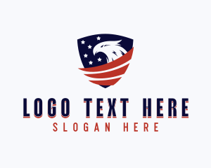 Shield - Eagle Shield logo design