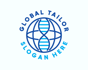 Global DNA Laboratory logo design