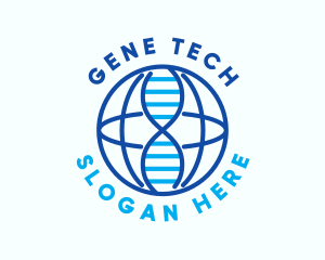 Gene - Global DNA Laboratory logo design