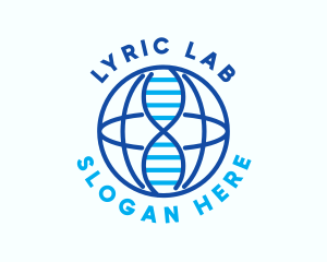 Global DNA Laboratory logo design