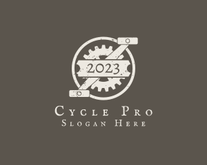 Bicycle Bike Gear Pedal logo design