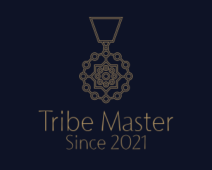 Tribal Aztec Medallion logo design