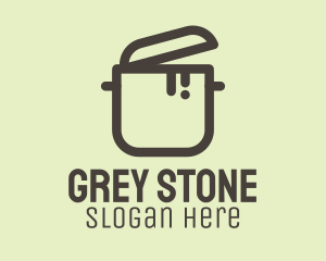 Grey - Gray Cooking Stock Pot logo design