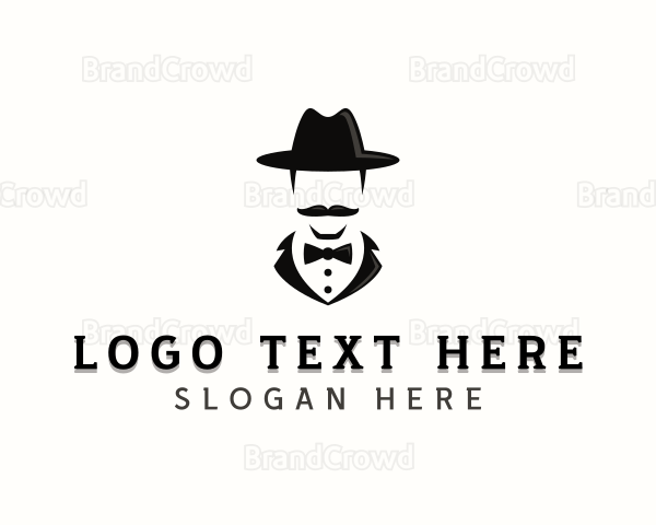 Man Grooming Tailoring Logo