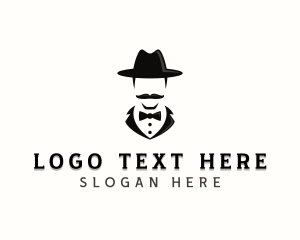 Mustache - Man Grooming Tailoring logo design