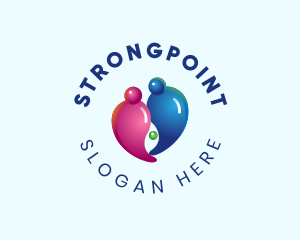 Adoption - Family Heart Parenting logo design