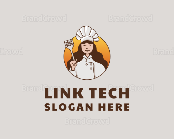 Woman Chef Cook Logo