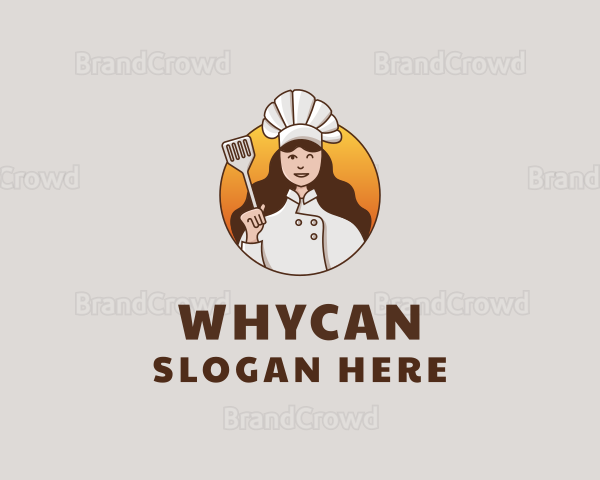 Woman Chef Cook Logo