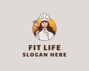Woman Chef Cook Logo