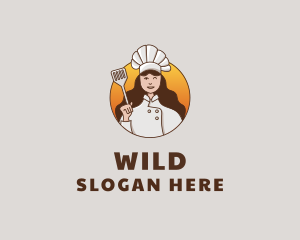 Woman Chef Cook Logo