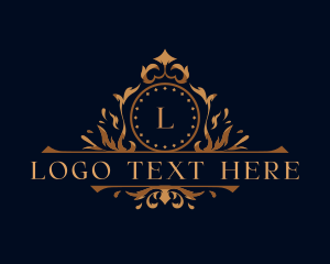 Shield - Luxury Decorative Ornament logo design