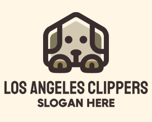 Pet Care - Brown Puppy House logo design