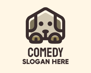 Pet Food - Brown Puppy House logo design