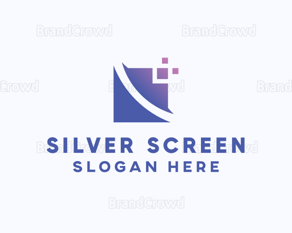 Digital Pixel Square Logo