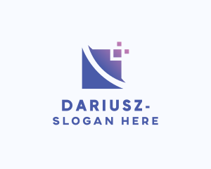 Group - Digital Pixel Square logo design