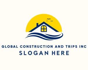 Tropical Real Estate Housing  Logo