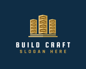 Industrial Construction Building logo design