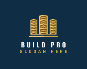 Industrial Construction Building logo design