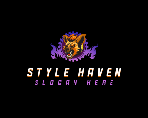 Wild Hyena Beast Logo