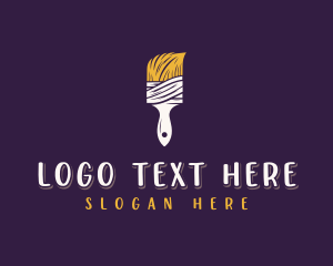 Paint Brush - Paintbrush Painting logo design