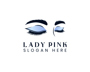 Eyeshadow - Feminine Beauty Eyelashes logo design