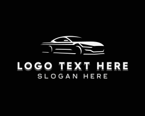 Sports Car - Fast Racing Vehicle logo design