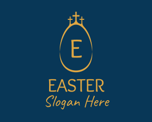 Holy Easter Egg  logo design