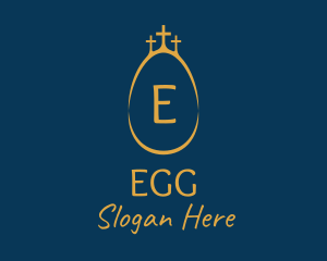 Holy Easter Egg  logo design